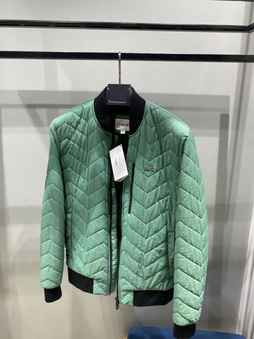 Куртки: Мужская куртка, S (EU 36), Lacoste, Новый, цвет - Зеленый, Самовывоз, Бесплатная доставка