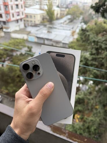 Apple iPhone: IPhone 15 Pro, 256 GB, Natural Titanium, Face ID — 1