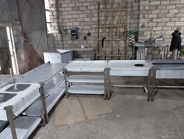 nerjavika stol: Sənaye tipli paslanmayan poladdan hazırlanmış restoran/kafe üçün — 3