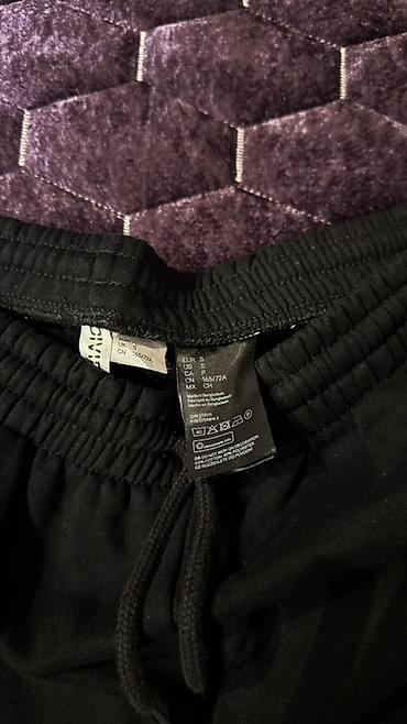 idman şalvarı: Qara rəngli idman şalvarı (H&M), ölçü S - Material: 60% pambıq — 3