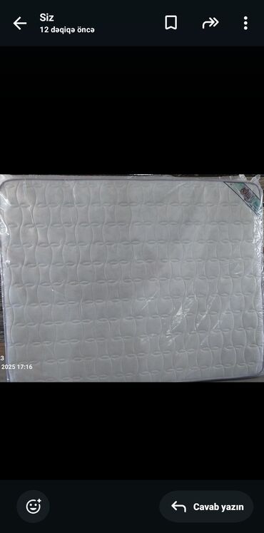 Matras satilir 170 manata
olcu 180x200
