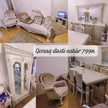 otag qapi: Qonaq dəsti satılır 799₼. Əla vəziyyətdədir. Heç bir problemi