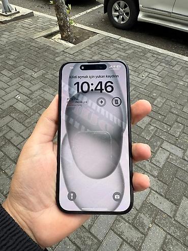 iphone 16 e ikinci el: IPhone 15, 128 GB, Qara, Face ID — 2