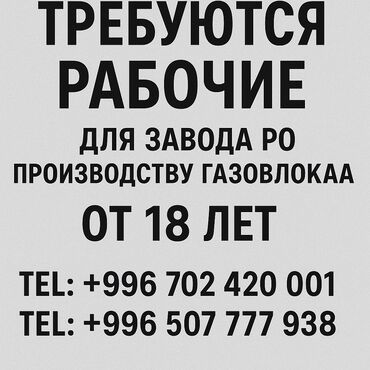 официанты на выезд: Требуется Разнорабочий на производство, Оплата Еженедельно, Без опыта