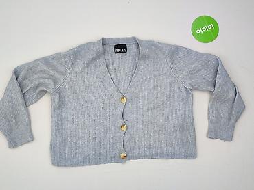 sweter puchaty: Pieces, Kardigan damski, rozmiar 2XL — 2