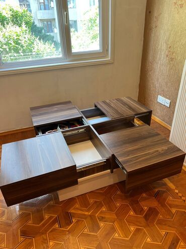 iwdemiw: Jurnal masası, İşlənmiş, Açılmayan, Laminat, Kvadrat masa