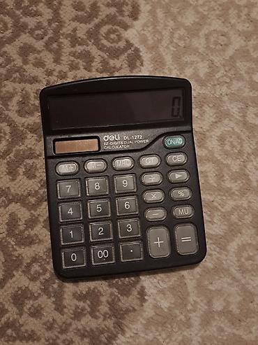 математика: Deli DL-1272 stolüstü kalkulyator - 12 rəqəmli geniş ekran - İkiqat — 1