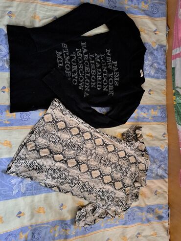 Kompleti: Ženska modna garderoba – set - Crni bodi sa volanima: off-shoulder — 4