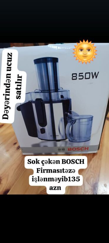 telefonlar ikinci el: Şirəçəkən Bosch, Mərkəzdənqaçma, Yeni