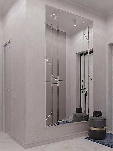 Зеркала: Зеркальные панели/зеркальные стены с фацетом под заказ - Декоративные — 7