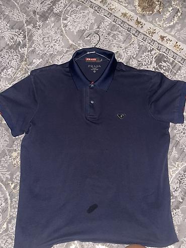 nike tech flecce: Мужское поло Prada, темно‑синее. На рост 165-170 - Классический фасон — 1
