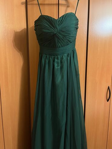 punije dame svecani kompleti za svadbu: M (EU 38), color - Green, Evening, Without sleeves