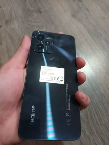 Realme C35, Б/у, 128 ГБ, цвет - Черный, 2 SIM