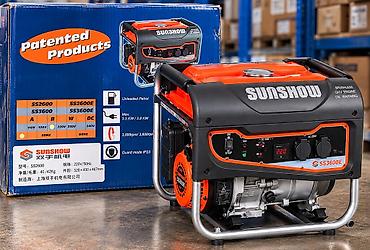 220v: Бензиновый генератор SUNSHOW SS3600E Особенности и характеристики: - — 1