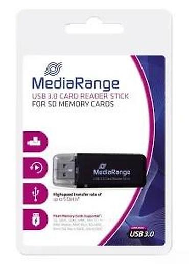 Druga oprema za računare i laptopove: MediaRange USB 3.0 Card Reader Stick – čitač kartica za SD memorijske — 14