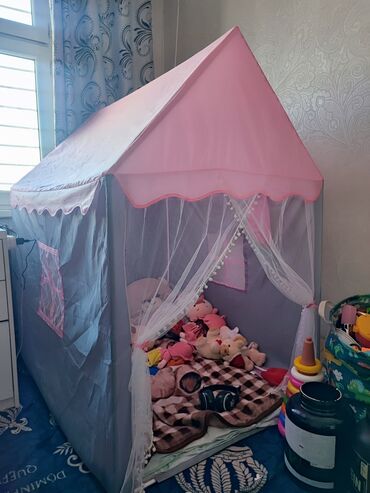 детские домики палатки: Детский домик 
состояние очень хорошее 
1200 сом
