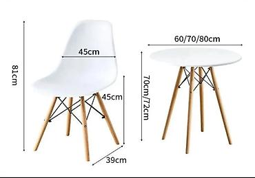 eames: Пластиковый стул, Новый, Самовывоз, Платная доставка, цвет - Белый — 5