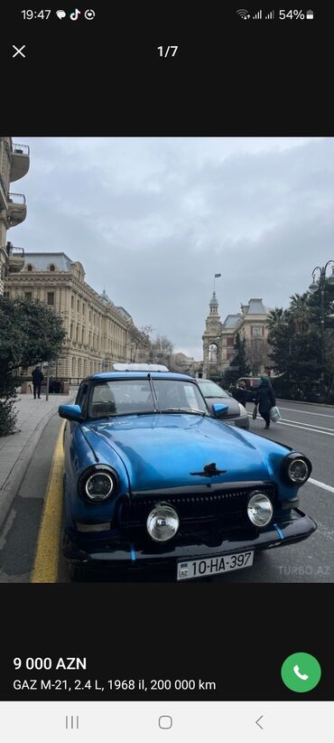 QAZ: QAZ 21 Volga: 2.4 l | 1968 il 200000 km Sedan