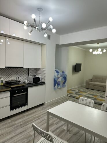 сдаю квартиру на длительный срок в районе кызыл аскерь: 2 комнаты, Собственник, Без подселения, С мебелью полностью