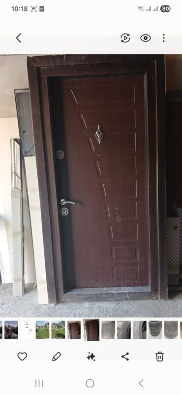 Фурнитура и комплектующие: Б/у Входная дверь Самовывоз