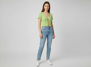 t shirty oversize z nadrukiem: H&M, Women`s top, size S