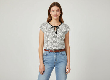 bluzki prążkowane reserved: North, Women's blouse, size M