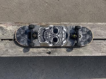 Skeytbordlar: Skateboard – tam komplekt - Taxta: klassik şaquli konkav profilli 7 — 3