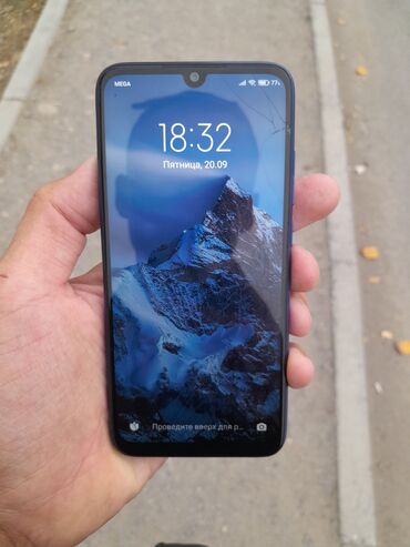 режим нот 12с: Xiaomi, Redmi Note 7, Б/у, 64 ГБ, цвет - Синий, 2 SIM