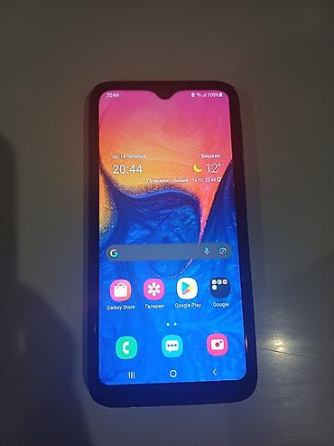 tab s5e: Samsung Galaxy A10, Б/у, 32 ГБ, цвет - Черный, 2 SIM — 1