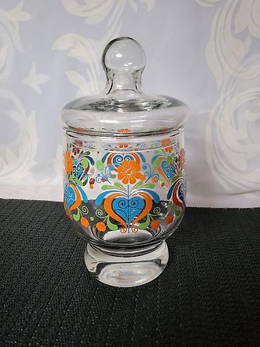 Ostalo posuđe: Bombonijera nova staklena iz 70ih.god. Staklena bombonijera,sve na — 11