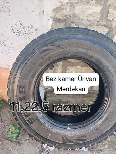 Yük avtomobilləri üçün təkər - Ölçü: 11.22.5 - Tip: Bez kamer