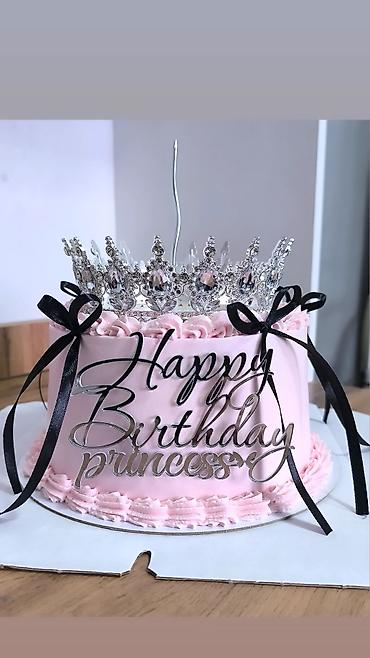 Кондитерские изделия, сладости: Именные торты на заказ - Двух- и одноярусные торты с аккуратной — 11