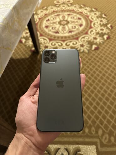 ipone 6s: IPhone 11 Pro Max, 256 GB, Matte Midnight Green, Face ID, Zəmanət