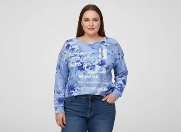 smieszne bluzy: Women`s sweatshirt, size 6XL