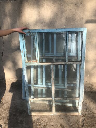 мебель в бишкеке фото цены: Готовое деревянное окно, 133 * 86, Б/у, Без установки