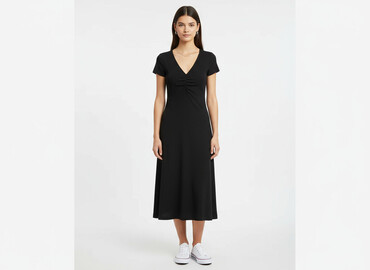 sukienki z dekoltem w serek: H&M, Sukienka damska, rozmiar XS