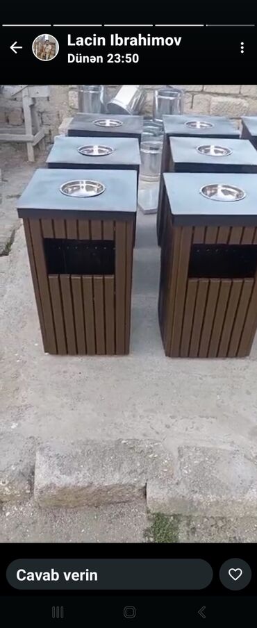 Tullantı qabları: Zibill qablariii bir basa sexden verilir isteyenler elaqe saxlasin — 2