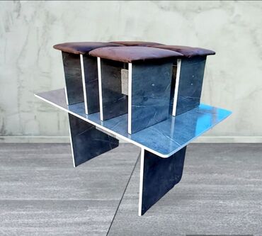 Кухонные столы и стулья: Кухонный стол и стул, Новый, Платная доставка, цвет - Бежевый — 5