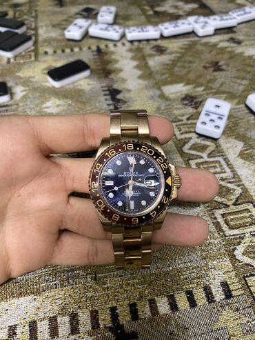 saatlarin alişi ve satişi: Б/у, Наручные часы, Rolex, цвет - Золотой