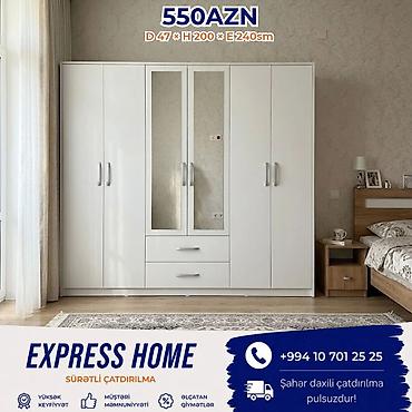 Dolablar: Yeni, 6 qapı, Siyirməli, Açılan, Düz dolab — 1