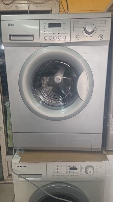 Paltaryuyan maşınlar: Paltaryuyan maşın LG, 5 kq, Avtomat, Qurutmasız, Kredit yoxdur
