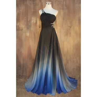 платье шелковое: Вечернее платье, Длинная модель
