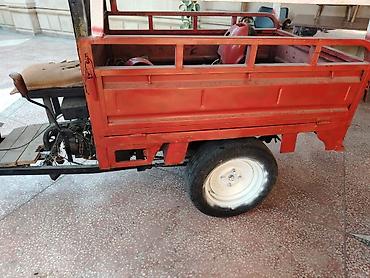 3 tekerlekli motor: Yükdaşıma üçün üçtəkərli motosiklet (kargo skuter) - Gövdə: metal — 3
