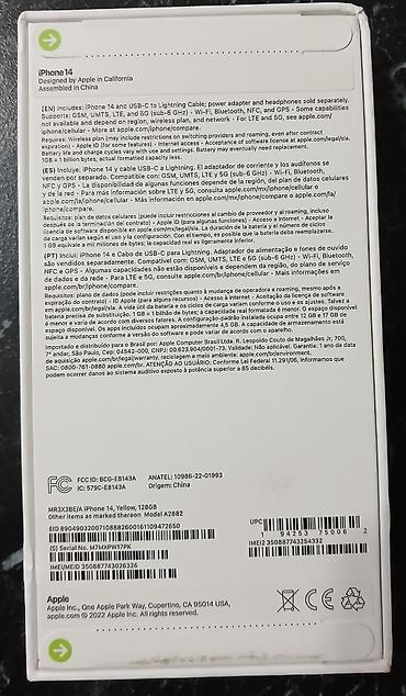 айфон 6 плюс с: IPhone 14, Новый, 128 ГБ, Желтый, Кабель — 8