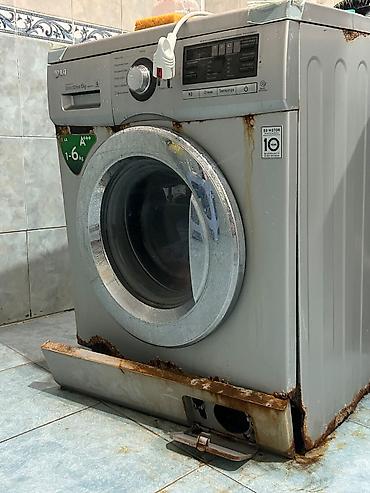 dikiş masini: Paltaryuyan maşın LG, 6 kq, Ehtiyat hissələri kimi, Avtomat, Qurutmasız — 4