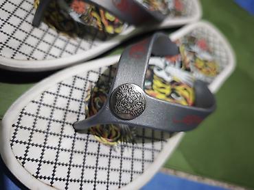 кызыл кия кыз: Вьетнамки с ярким принтом тигра Ed hardy vintage - Стиль: графичный — 2