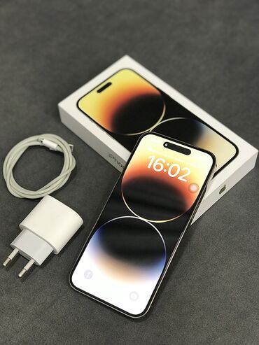 Apple iPhone: IPhone 14 Pro Max, 256 GB, Qızılı, Face ID