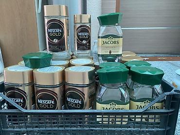 komi: Nescafé Gold və Jacobs həll olan qəhvə bankaları dəsti biri 0.50 qəpik — 1