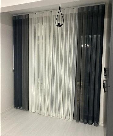 Zebra tipli vertikal tül pərdələr - Dizayn: İkiqat kombinasiyalı lalafo.az -da — 3 Zebra tipli vertikal tül pərdələr - Dizayn: İkiqat kombinasiyalı — 3