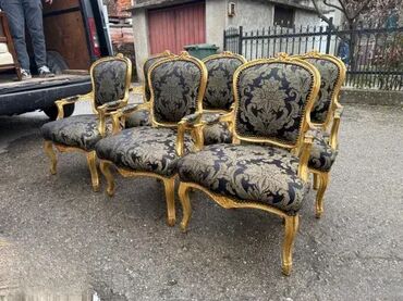 Stilske fotelje: Stilske fotelje Louis XV u pozlati Stilske fotelje u stilu Louis XV U — 8